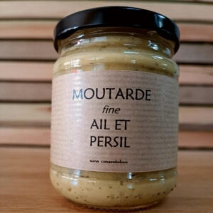 Moutarde fine Ail et Persil 200g