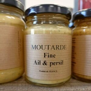 Moutarde fine ail et persil 90g